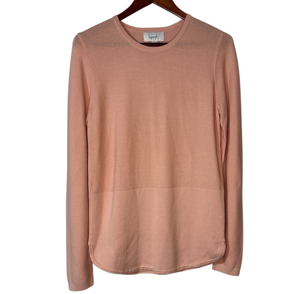 KERSH Pink Long Sleeve Sweater